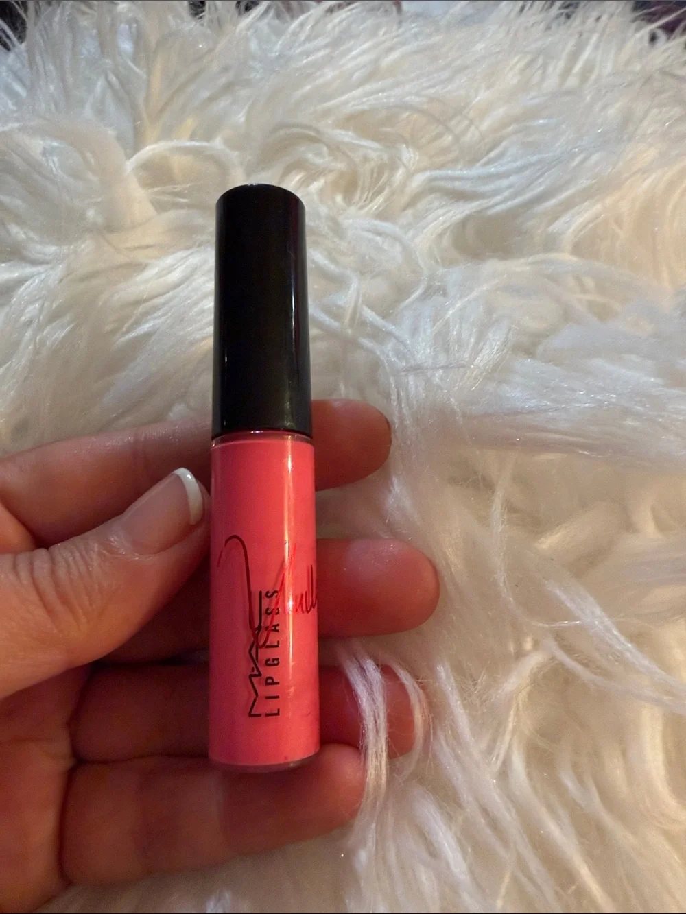 MAC Cosmetics Lipglass Gloss in Coral Pink